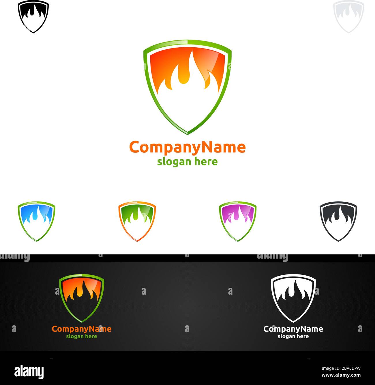 Fire Flame Element Vector Logo Design Stock Vector Image & Art - Alamy