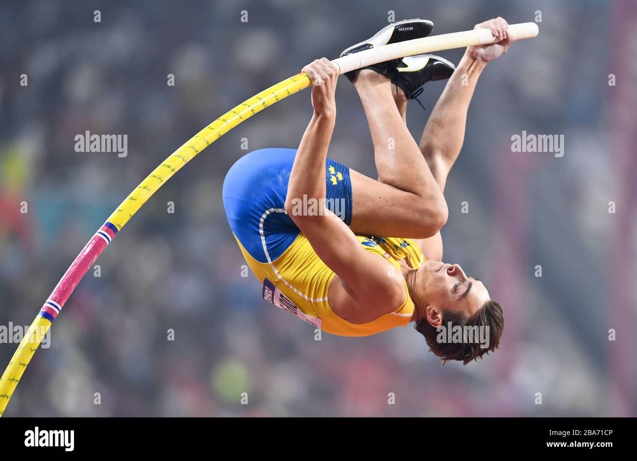 Armand Duplantis (Sweden). Pole Vault Men Silver Medal. IAAF World
