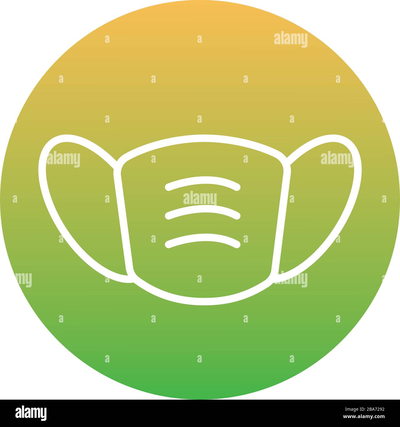 face mask accessory block style Stock Vector Image & Art - Alamy
