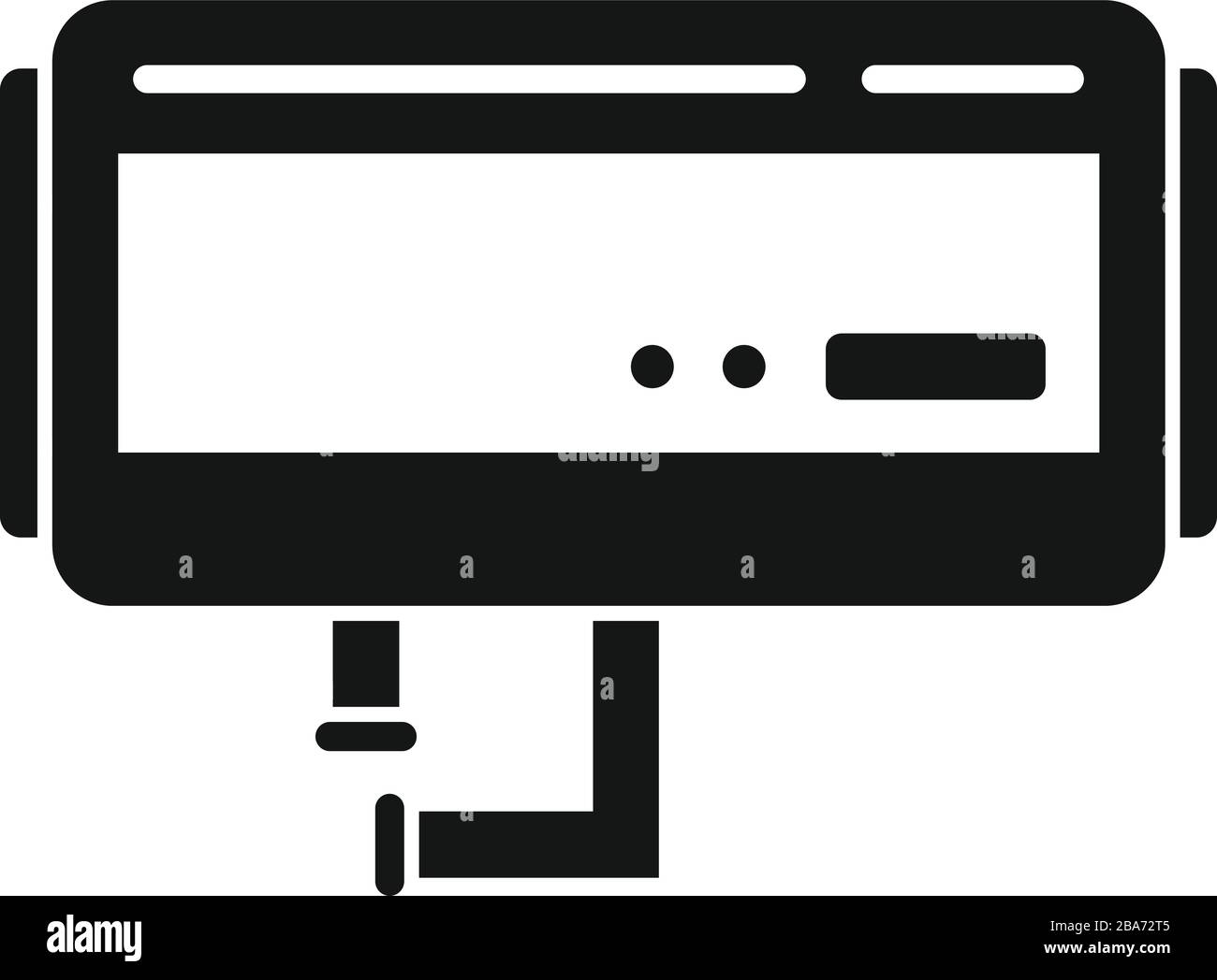 Heater boiler icon. Simple illustration of heater boiler vector icon ...