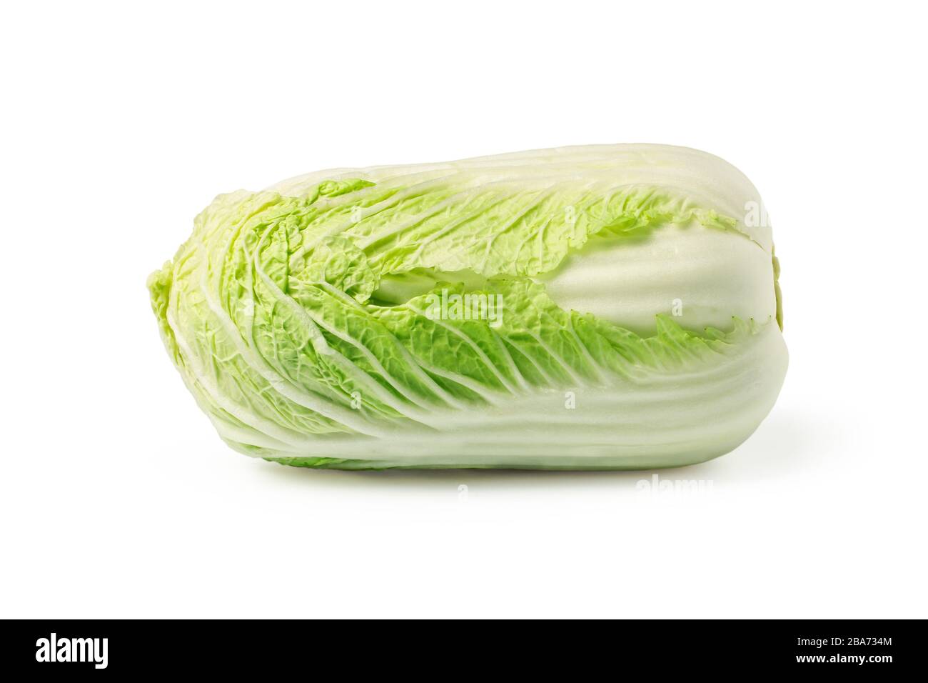 Chinese cabbage isolated on white Stock Photo