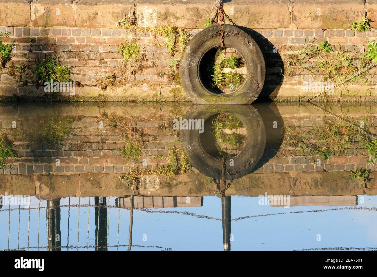 The Barge Arm inlet of Gloucester Docks. Part of the Sharpness and