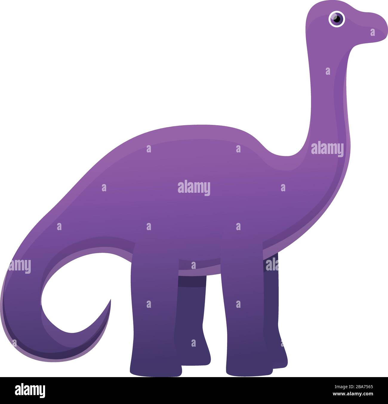 Herbivorous Dinosaur Icon Cartoon Of Herbivorous Dinosaur Vector Icon 