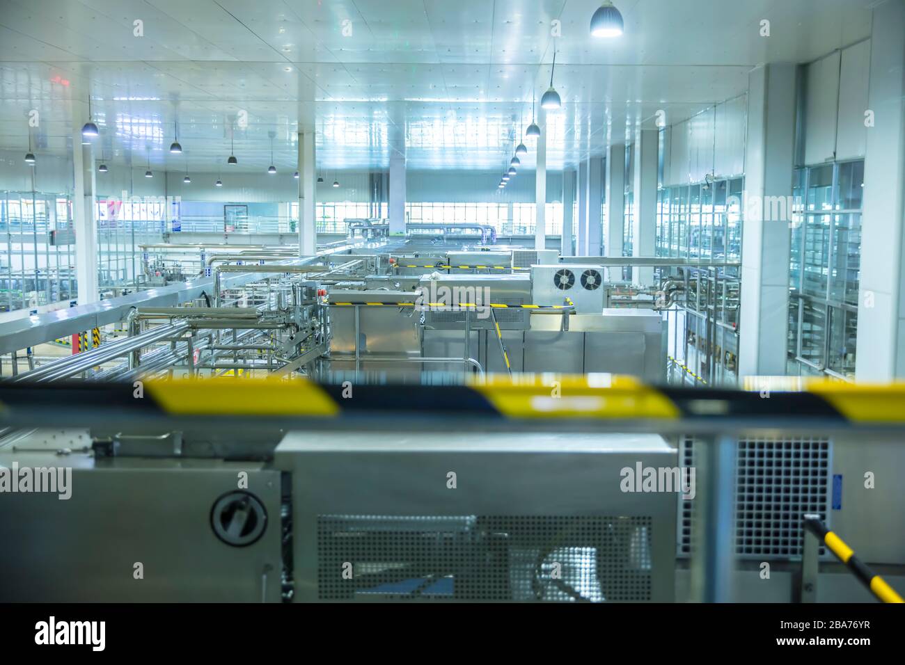Dairy production and equipment Stock Photo Alamy