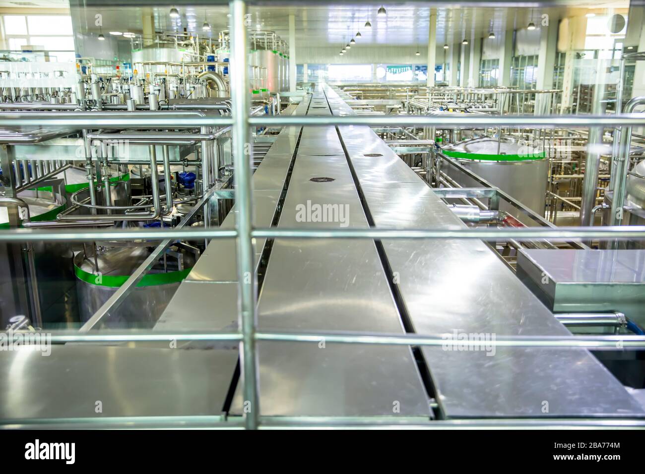 Dairy production and equipment Stock Photo Alamy