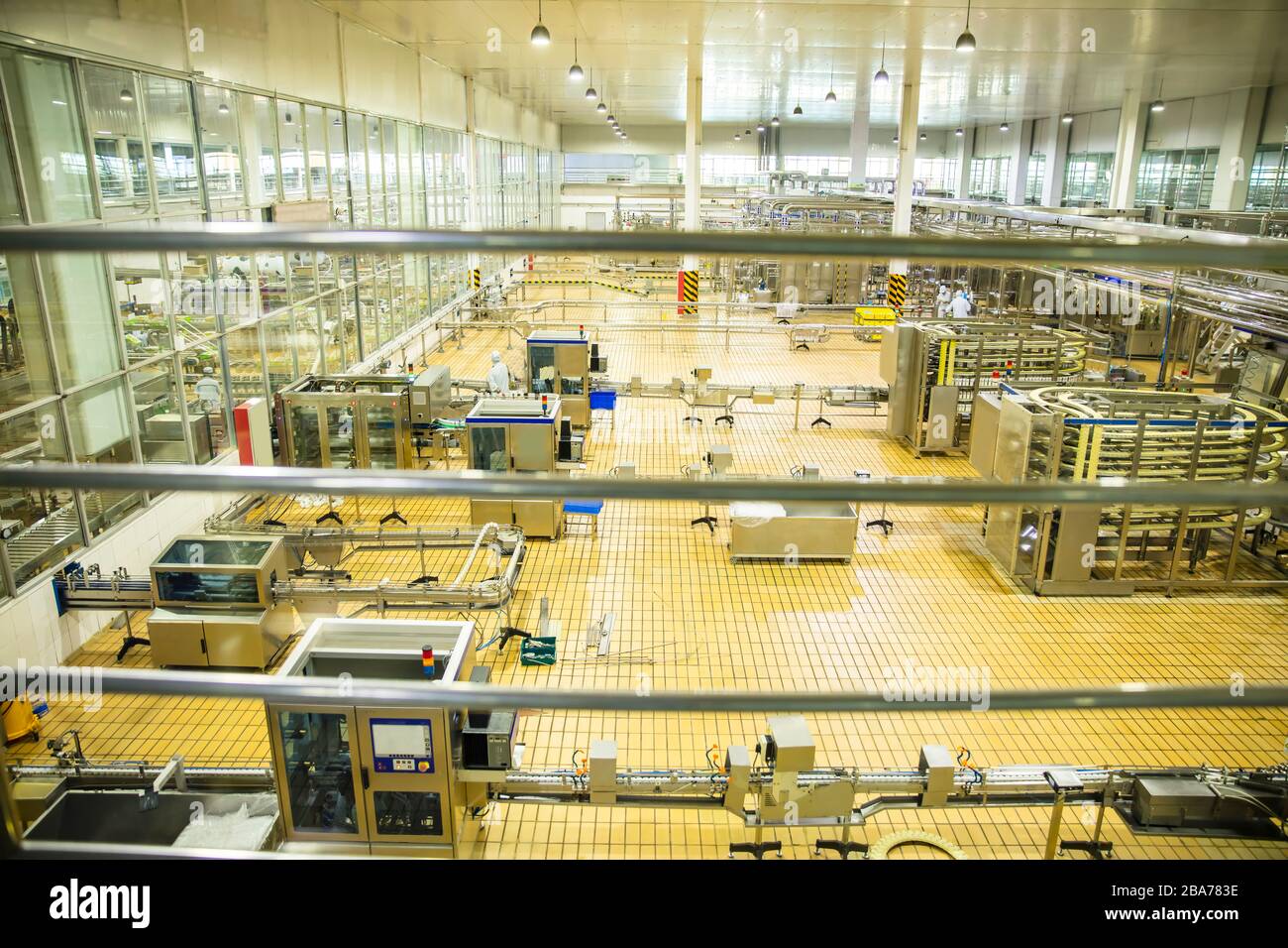 Dairy production and equipment Stock Photo Alamy