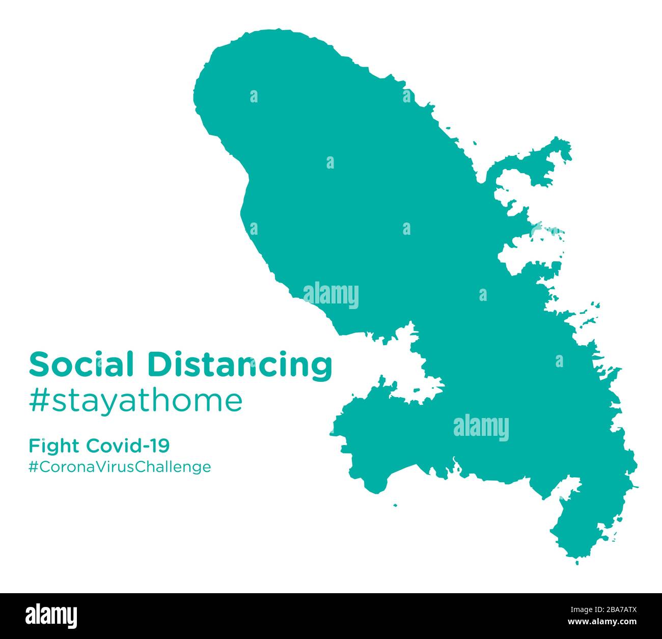 Map of martinique Stock Vector Images Alamy