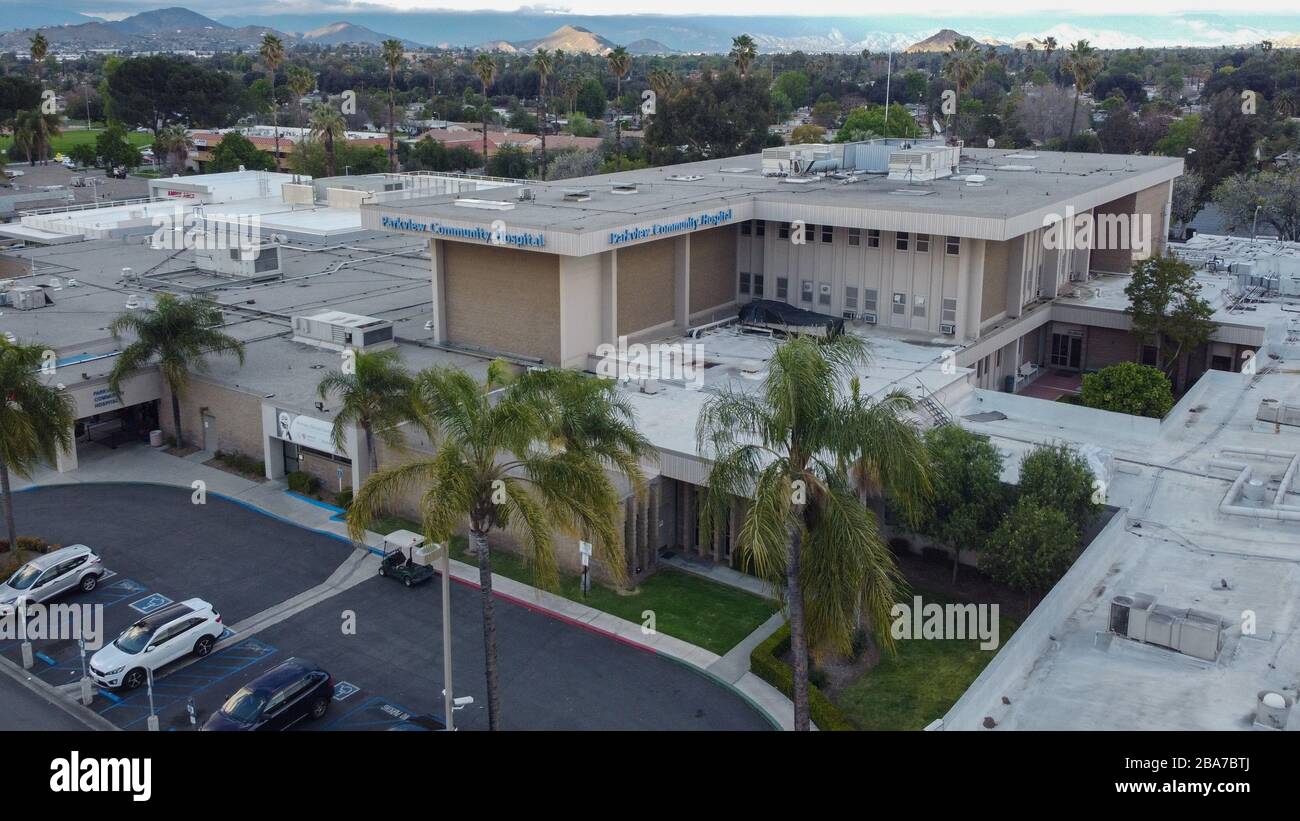 General overall aerial view of Parkview Community Hospital Medical