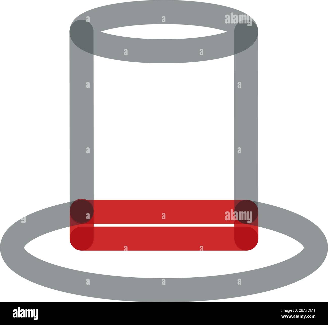 top hat accessory multiply line style icon Stock Vector Image & Art - Alamy