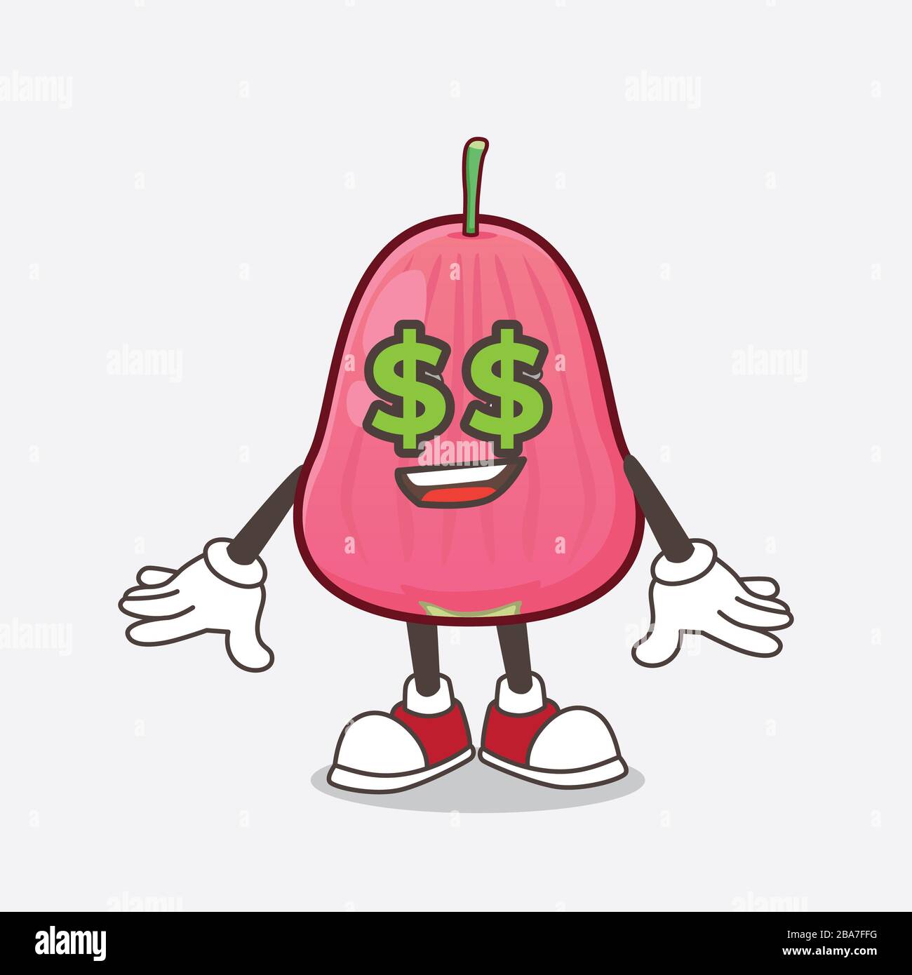 A picture of Java Apple cartoon mascot character with money symbol on ...