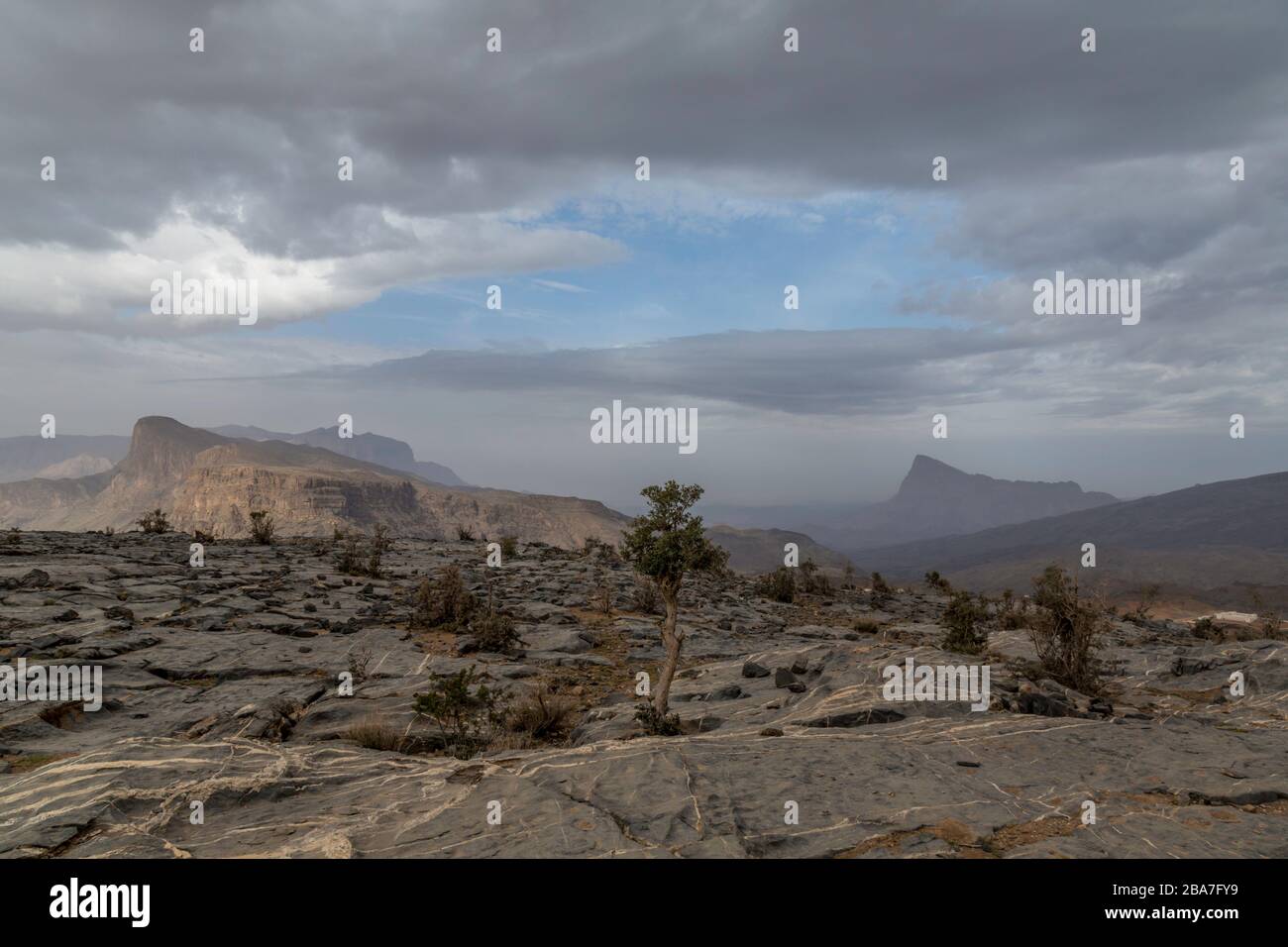 Landscape in oman mountains hi-res stock photography and images - Alamy