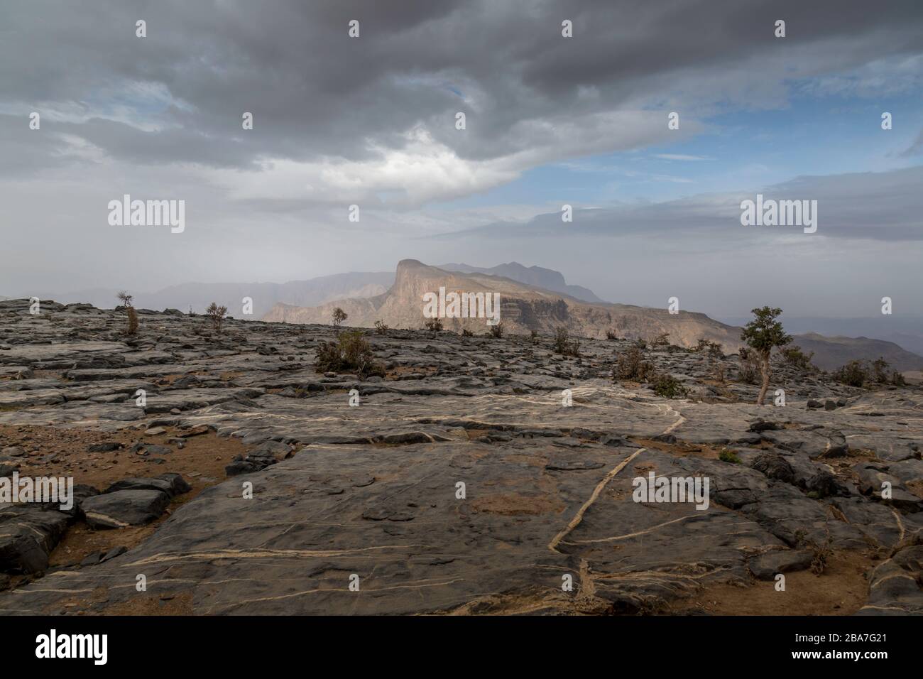 Landscape in oman mountains hi-res stock photography and images - Alamy