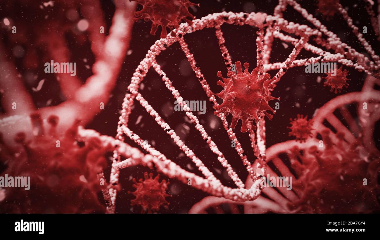 Dna microscope illustration human hi-res stock photography and images -  Alamy