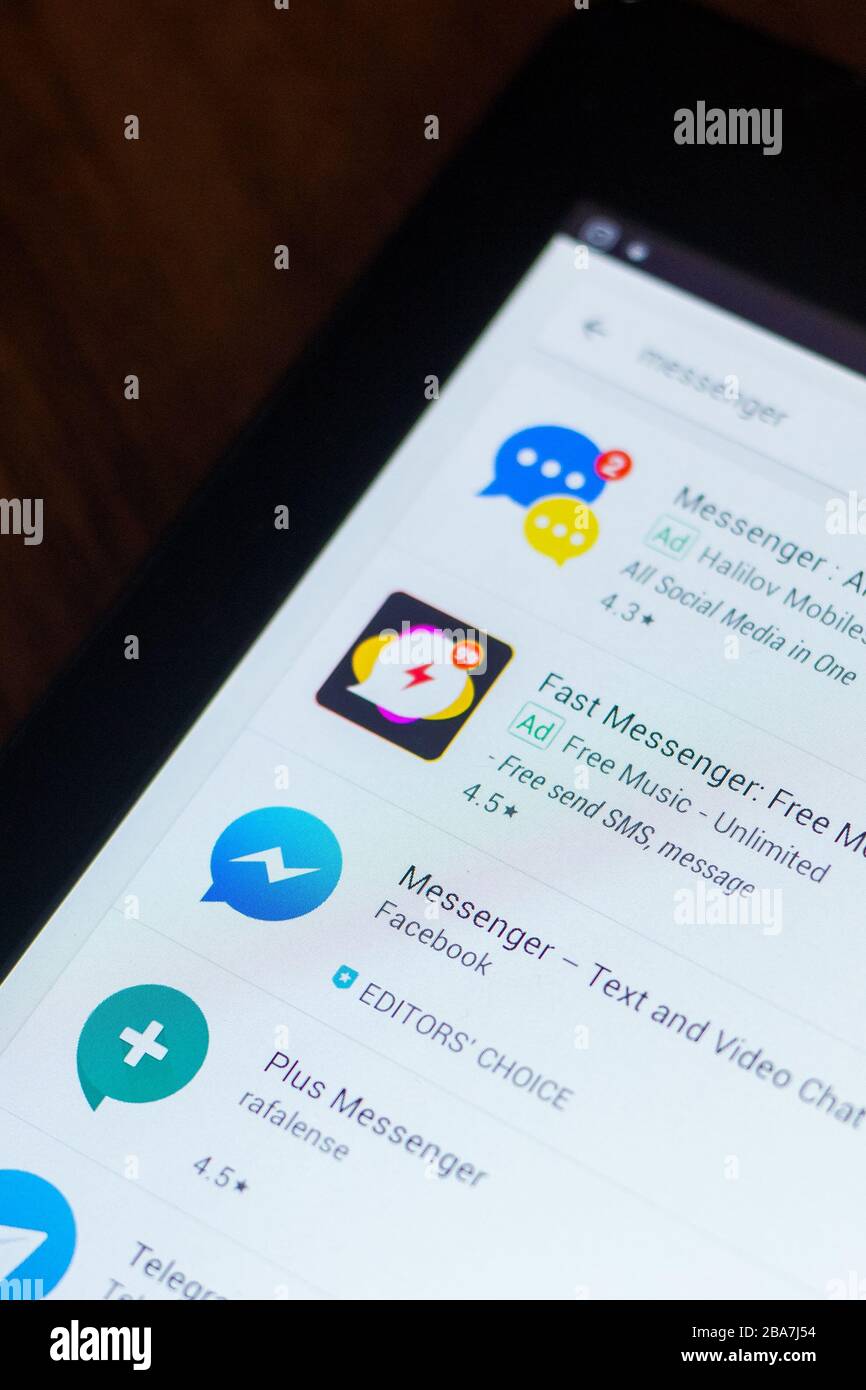 Fasebook chat list order