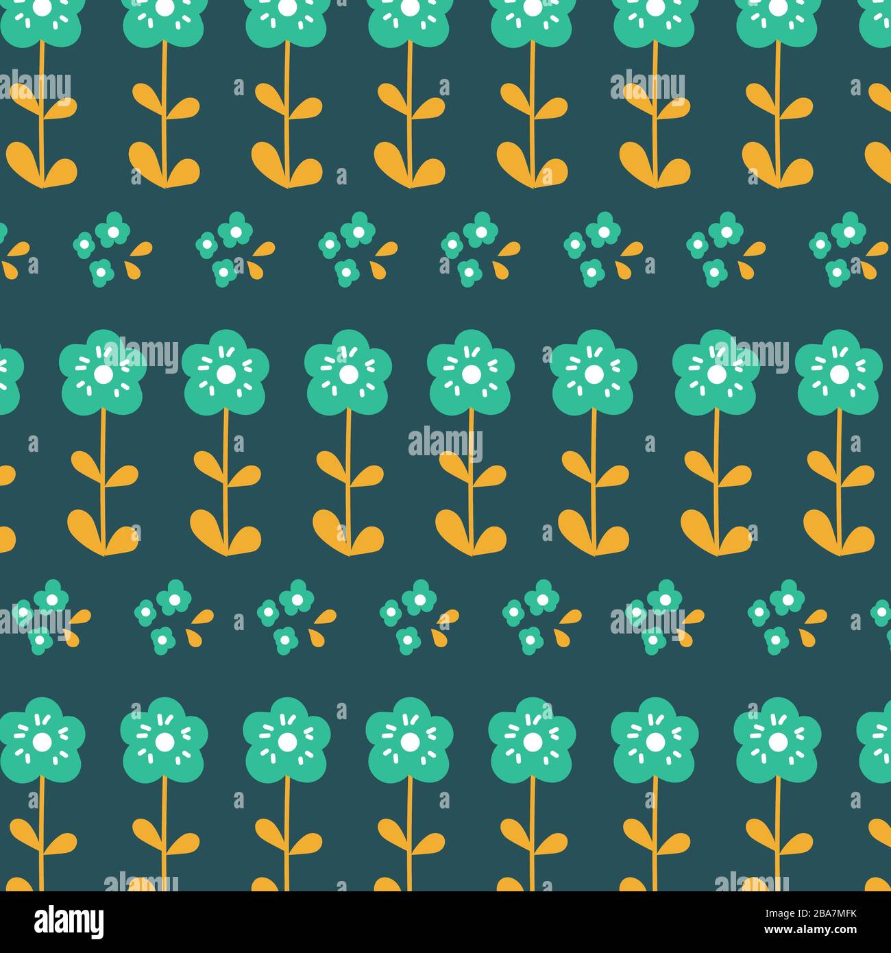 Abstract green background flowers Stock Vector Images - Alamy