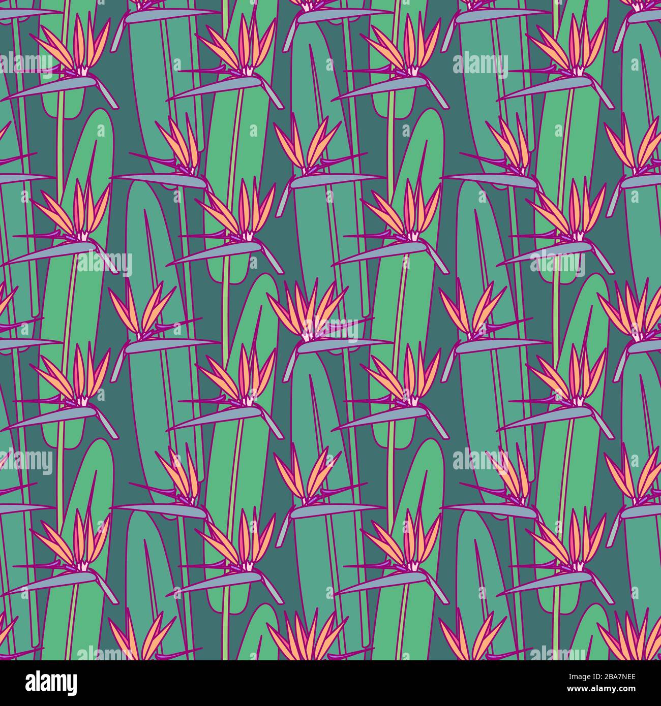 vector cute seamless pattern art for kids Stock Vector