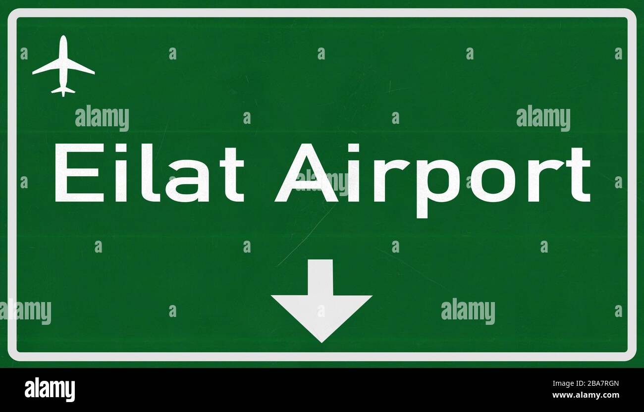 Eilat road sign hi-res stock photography and images - Alamy