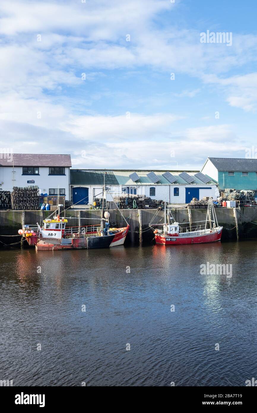 the harbour at Aberystwyth, UK Stock Photo