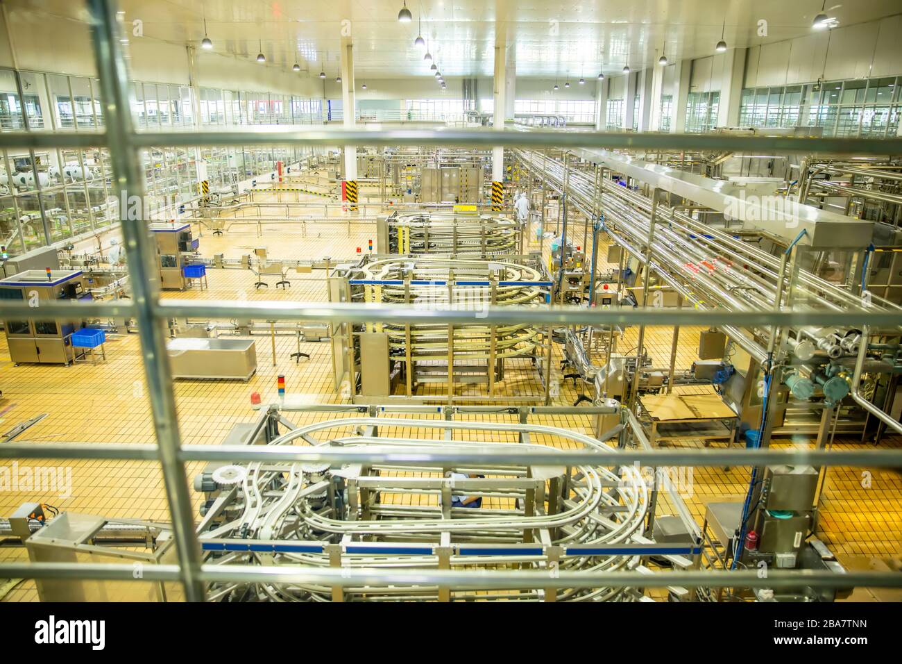 Dairy production and equipment Stock Photo Alamy