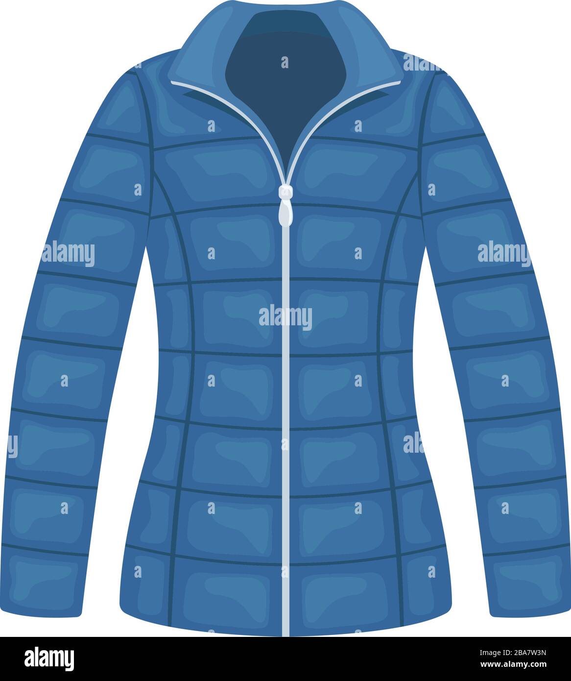 Blue quilted jacket hi-res stock photography and images - Alamy