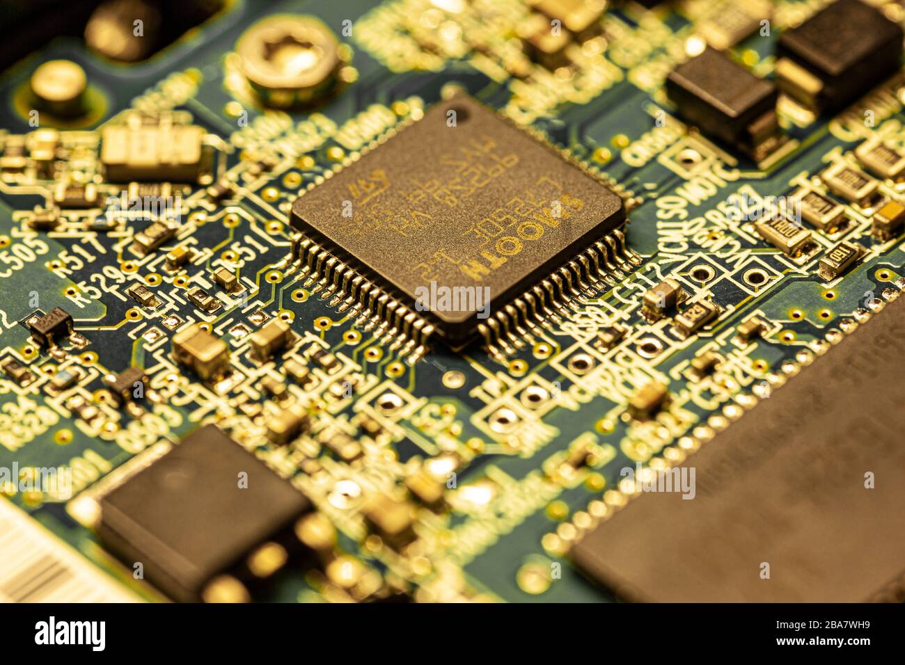 Electronic components detail 7 Stock Photo Alamy