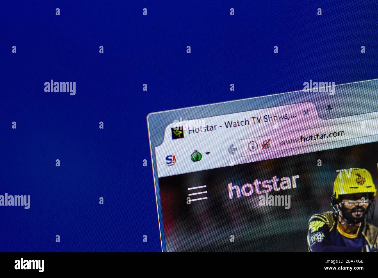 Hotstar on screen hi-res stock photography and images