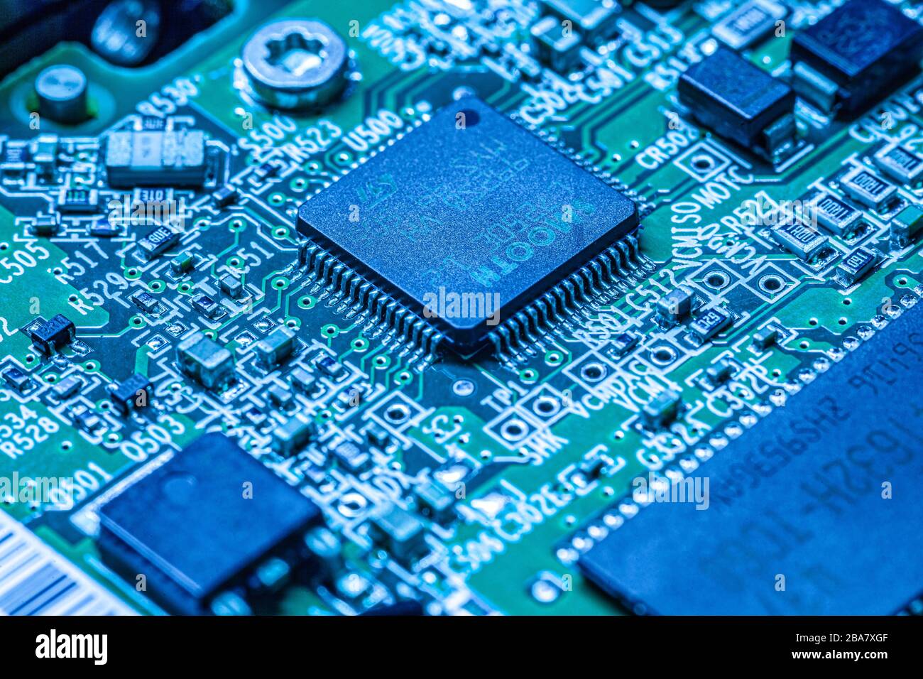 Electronic components detail 6 Stock Photo Alamy