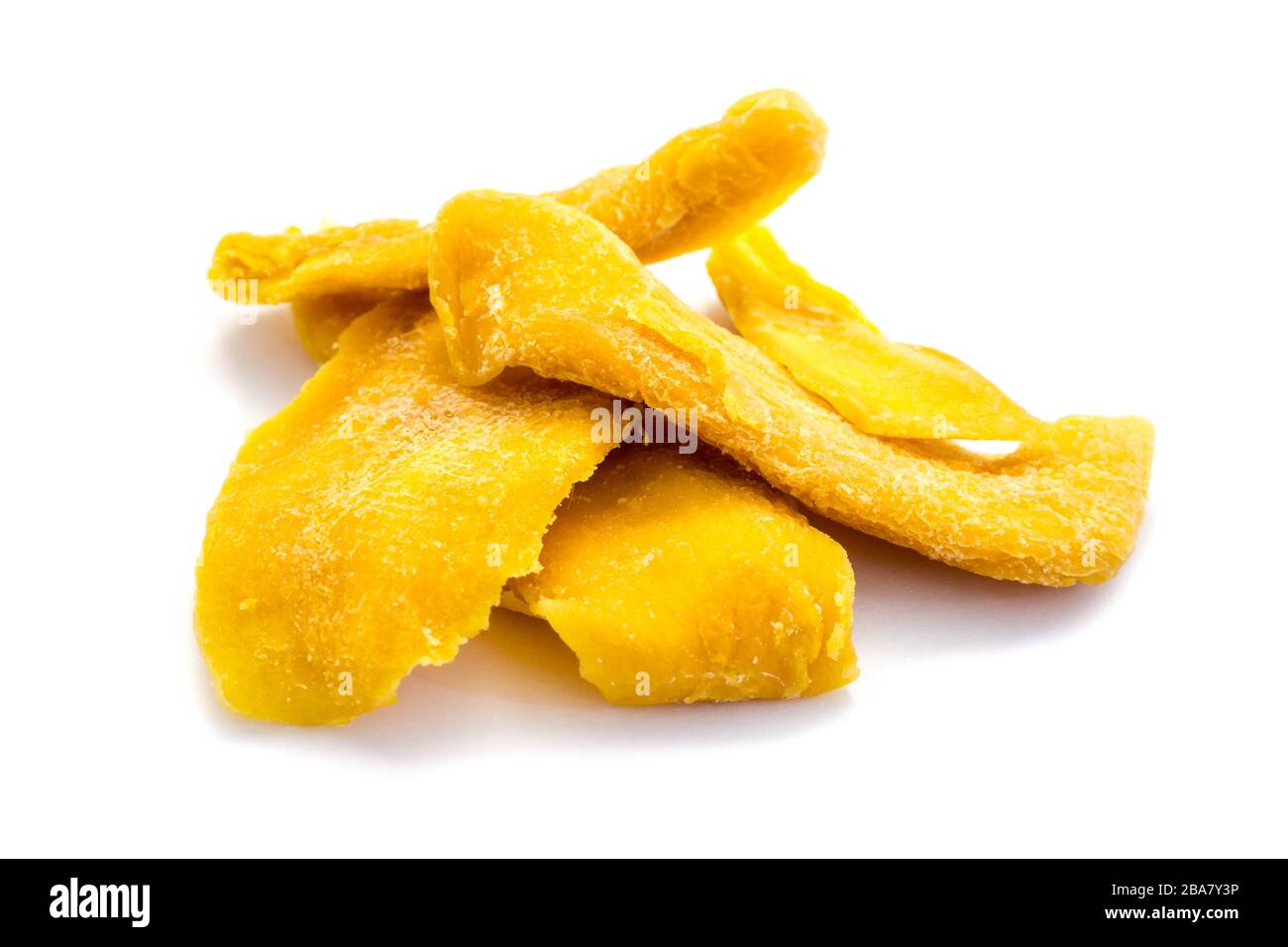 dried mango isolated on white background Stock Photo