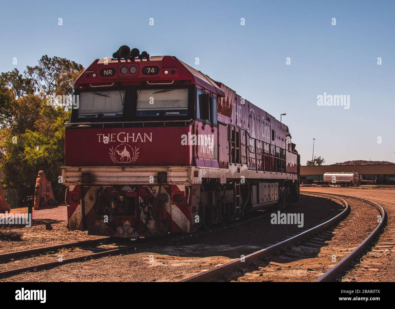 The Ghan, Alice Springs Railway Station Stock Photo Alamy