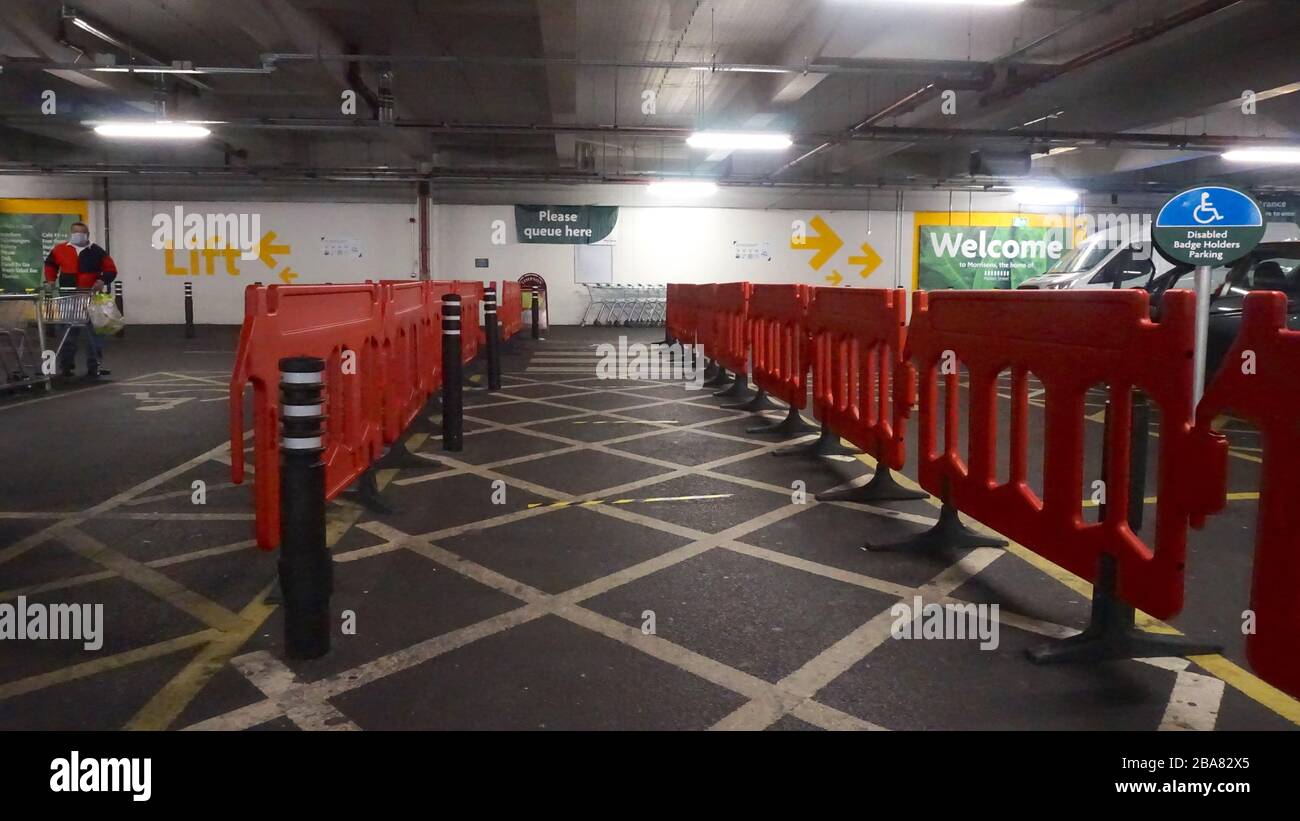 Morrisons car park in Colindale, London, United Kingdom Stock Photo Alamy