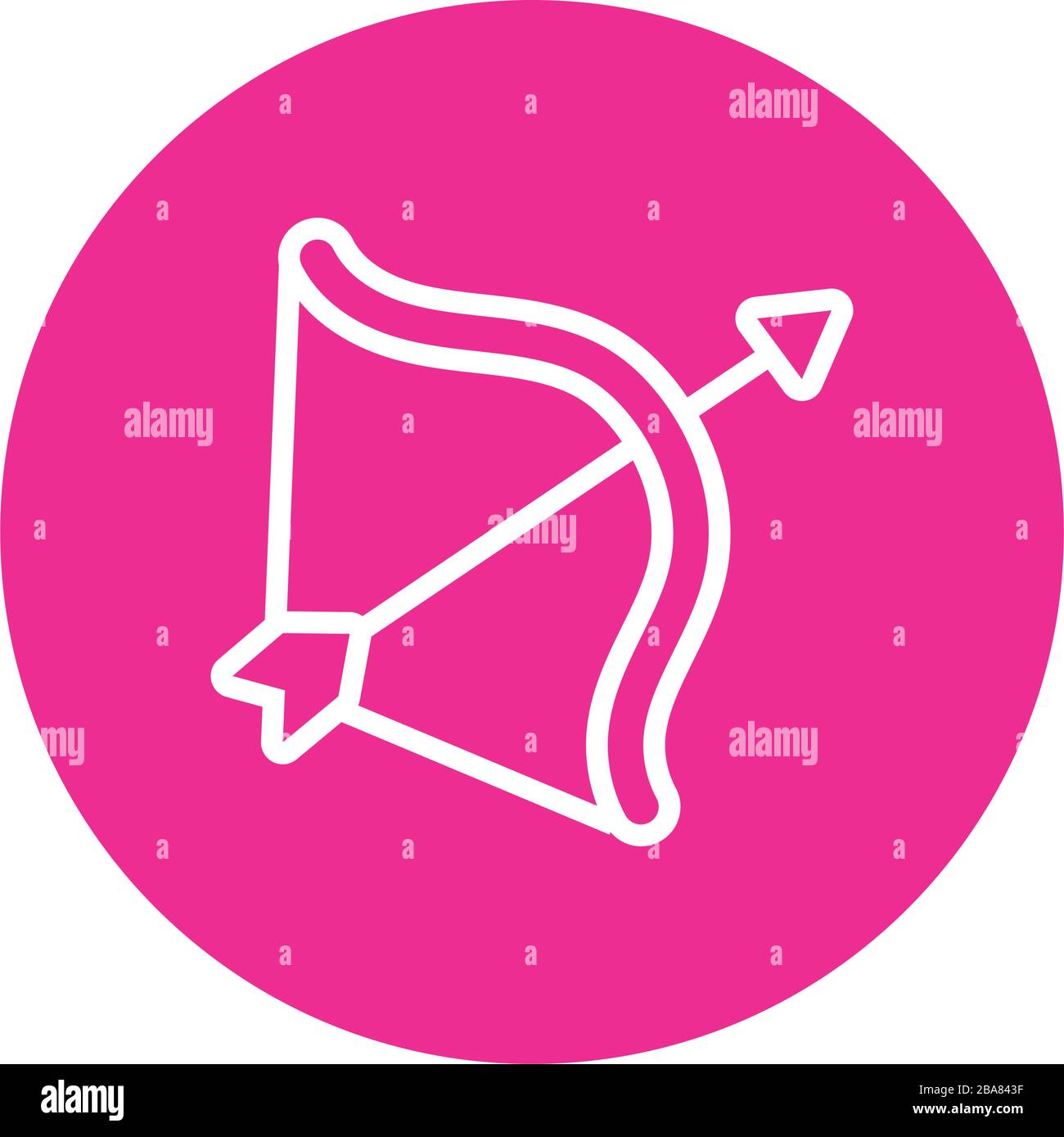 arch and arrow block and line style Stock Vector Image & Art - Alamy