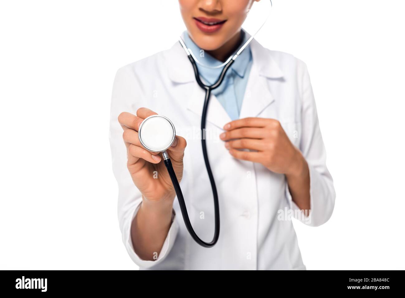 Cropped view doctor positive hi-res stock photography and images - Alamy