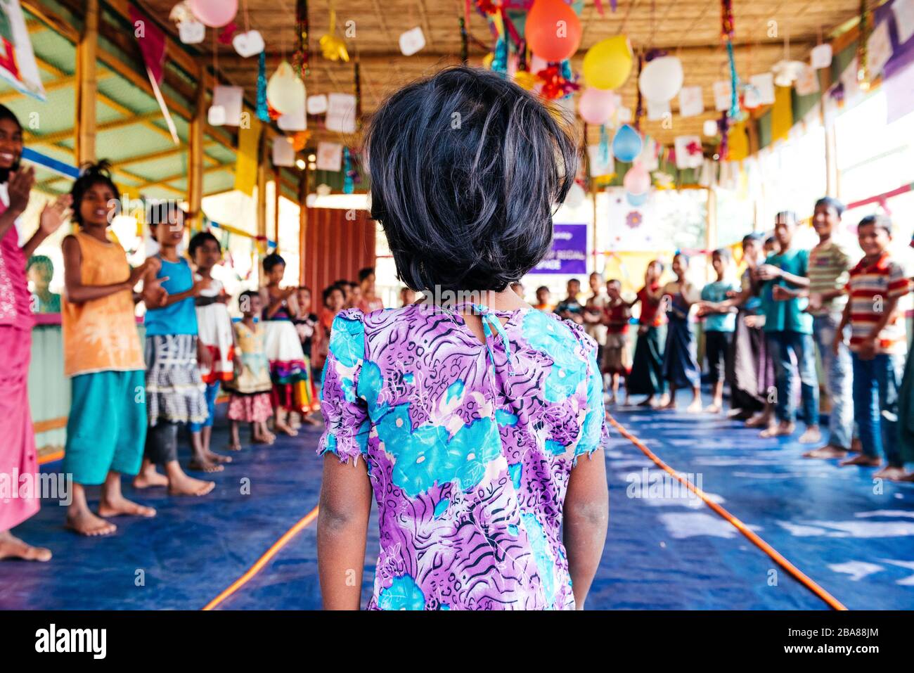 Rohingyas in Bangladesh Stock Photo