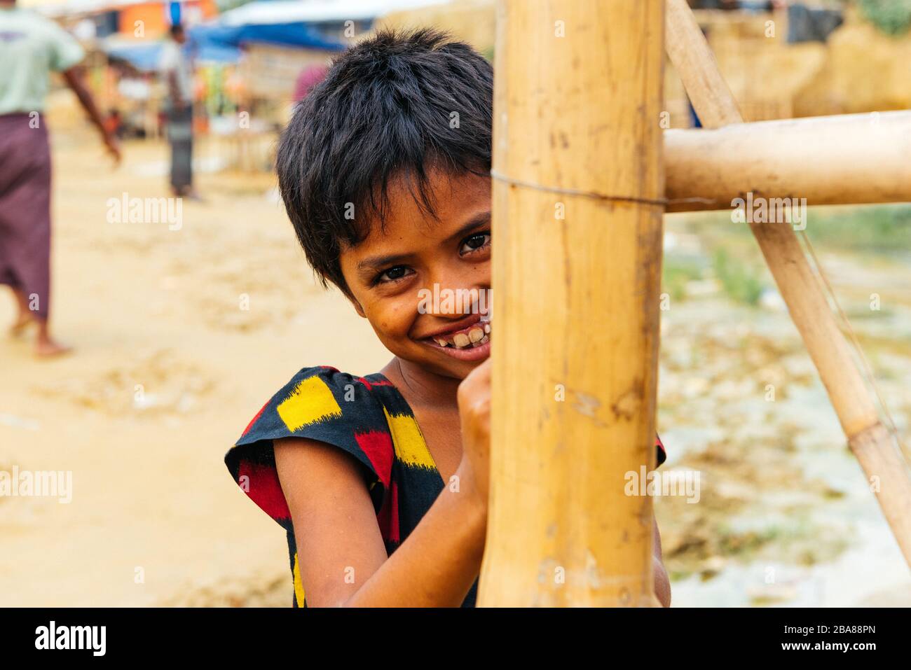 Rohingyas in Bangladesh Stock Photo