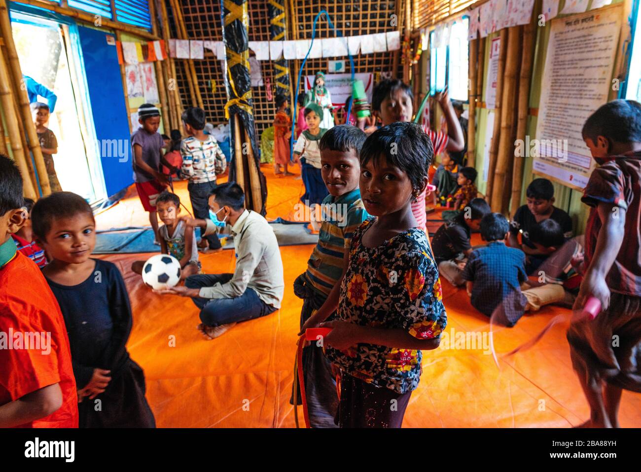 Rohingyas in Bangladesh Stock Photo