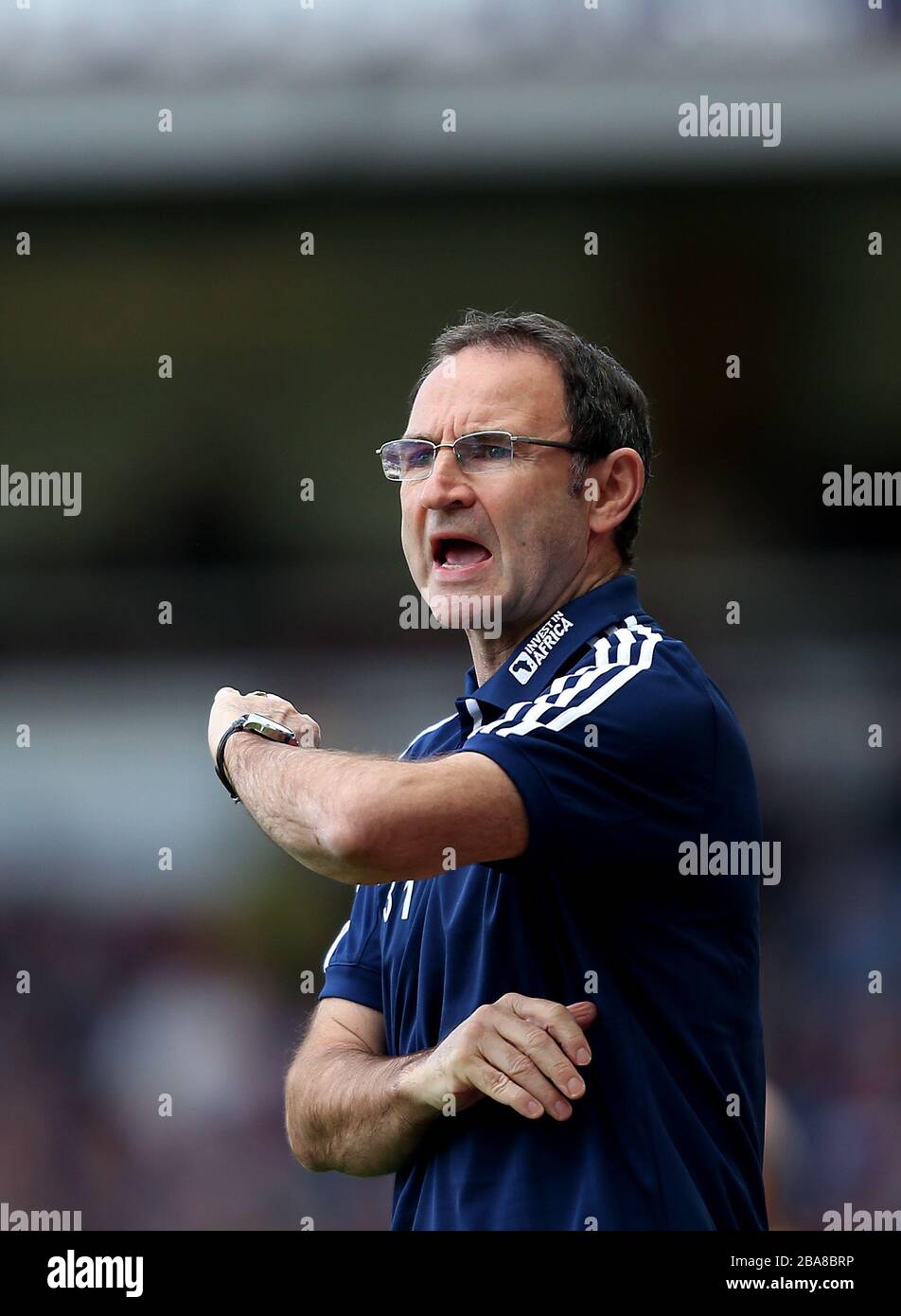 Sunderland's manager Martin O'Neill on the touchline Stock Photo