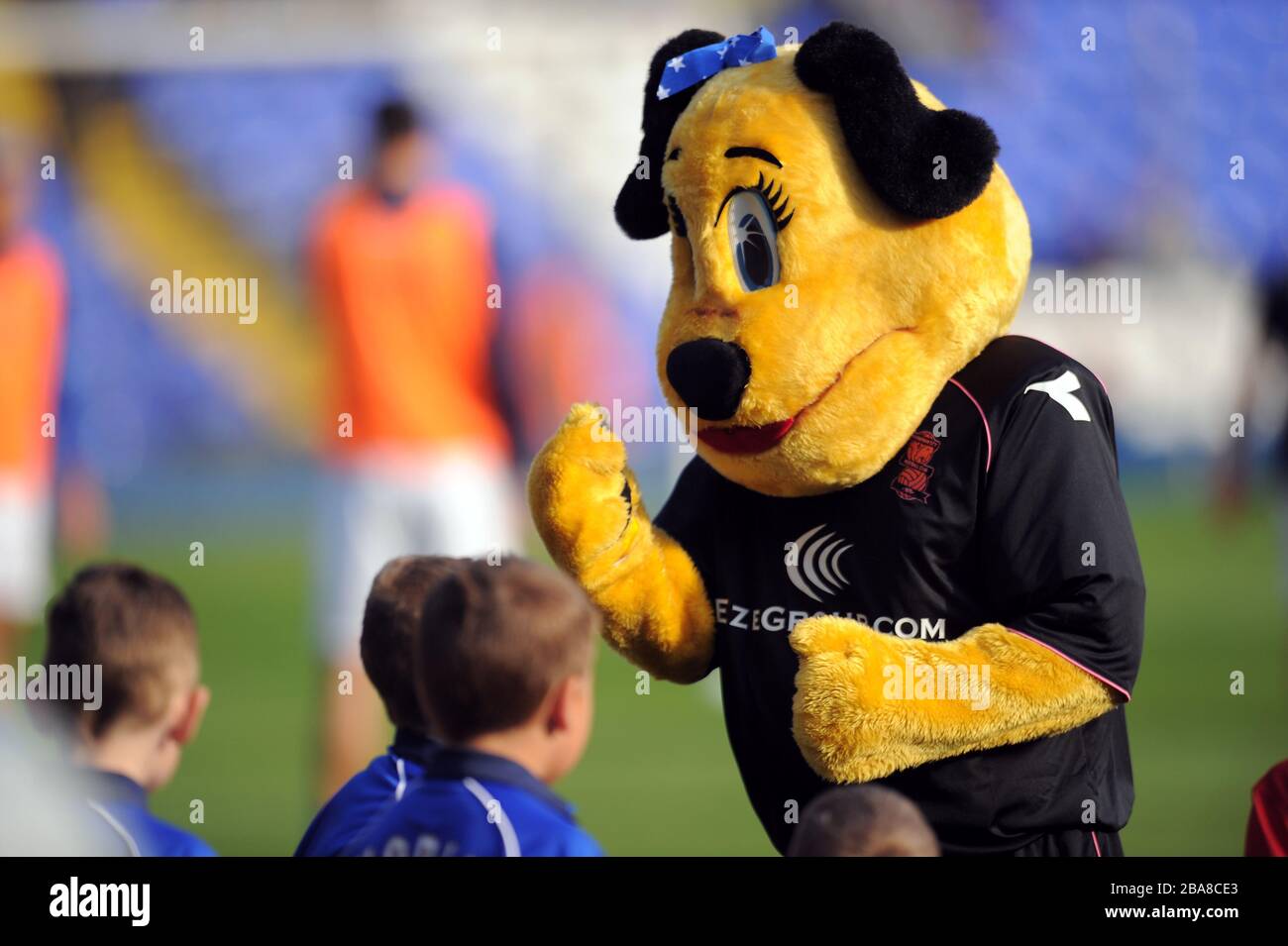 Birmingham City mascot Belle Brummie Stock Photo