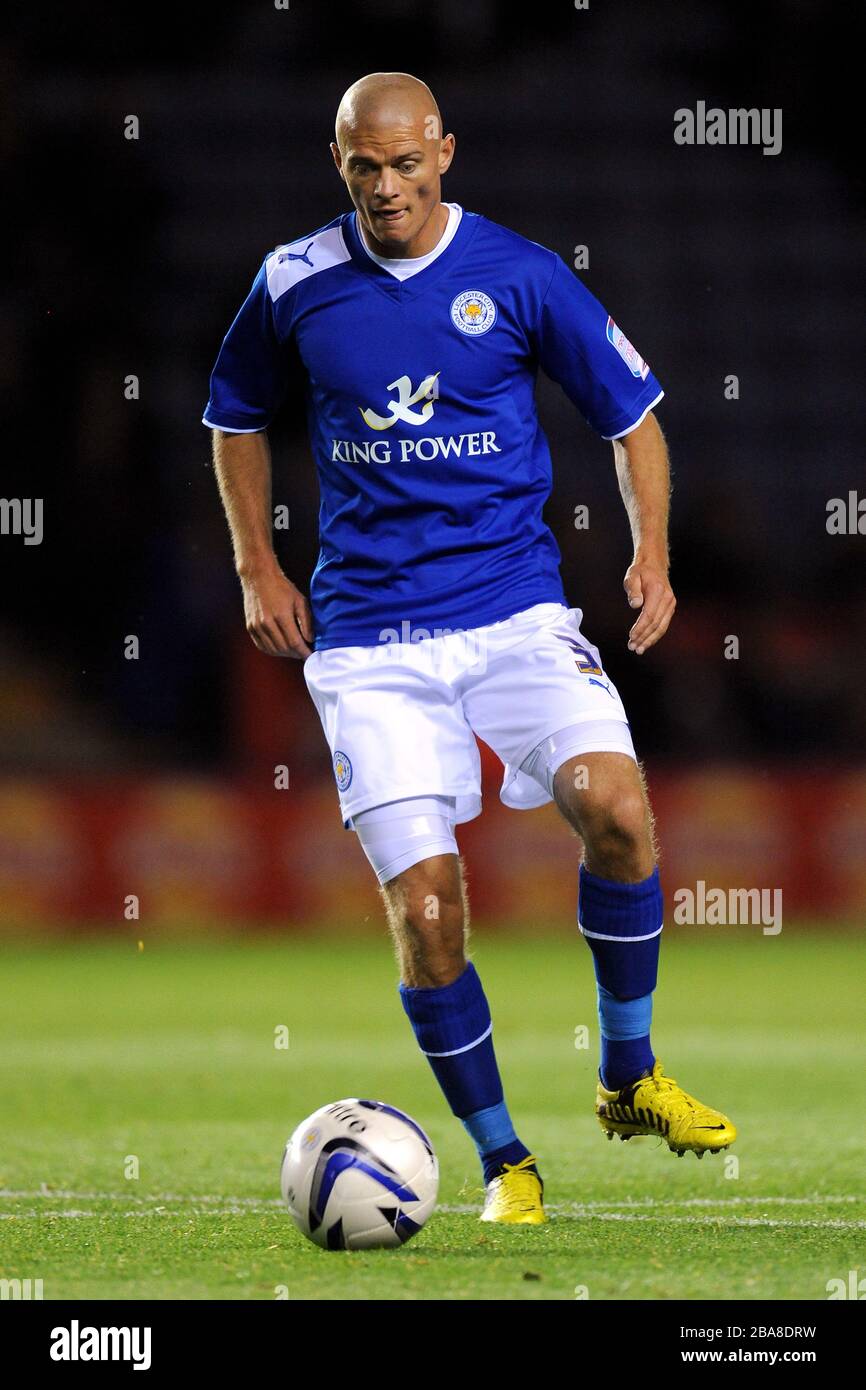 Paul Konchesky, Leicester City Stock Photo Alamy