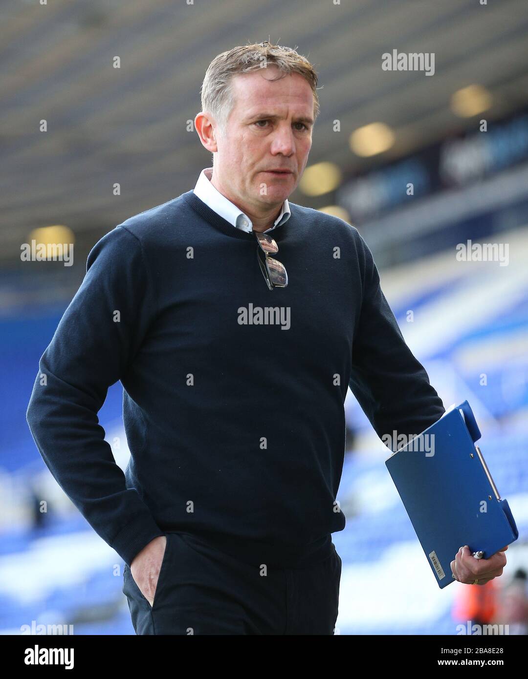 Sunderland's manager Phil Parkinson ahead of the match Stock Photo