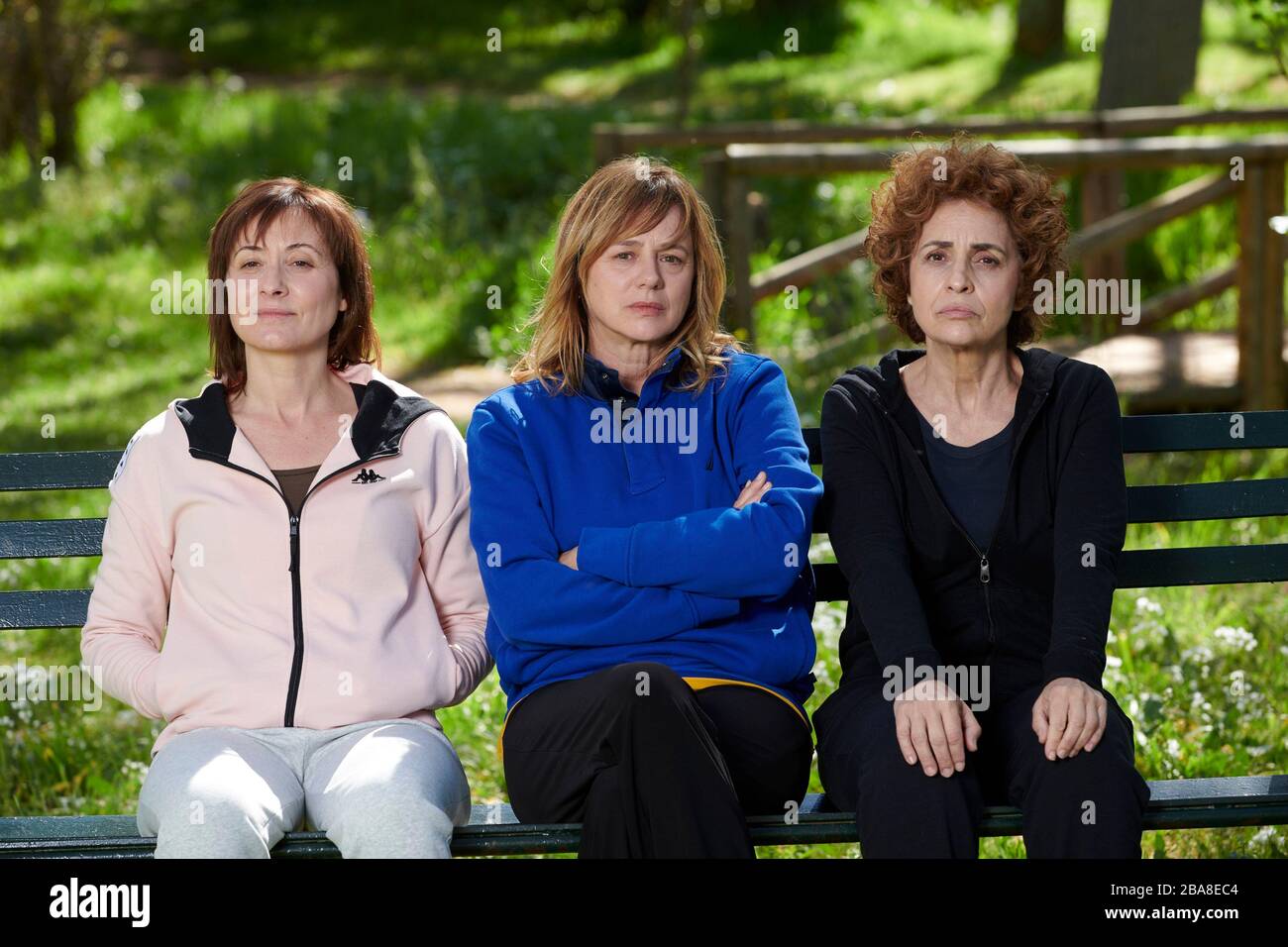 EMMA SUAREZ, ADRIANA OZORES and NATHALIE POZA in INVISIBLES (2020), directed by GRACIA QUEREJETA. Credit: Nephilim Producciones / Orange Films / TVE / HARO, JOSE / Album Stock Photo