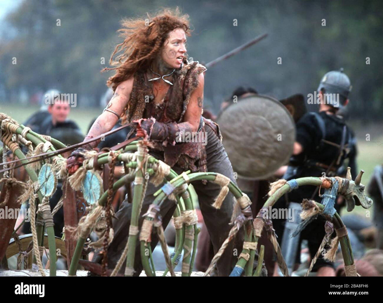 WARRIOR QUEEN (aka Boudica) 2003 ITV television film with Alex Kingston Stock Photo