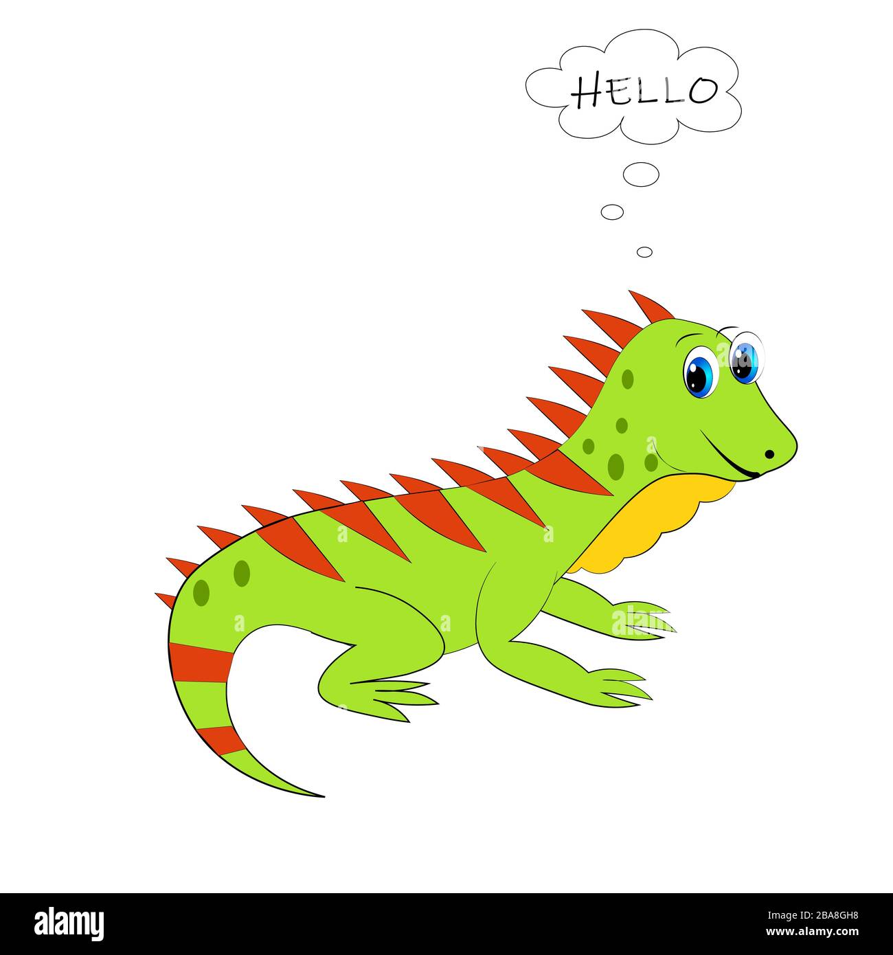 Illustration iguana hi-res stock photography and images - Page 2 - Alamy
