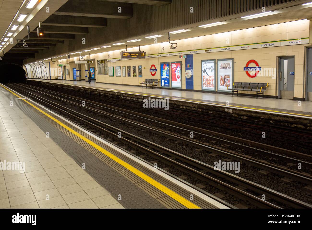 The Tube Station In Blackfriars London Some Parts Of Central London