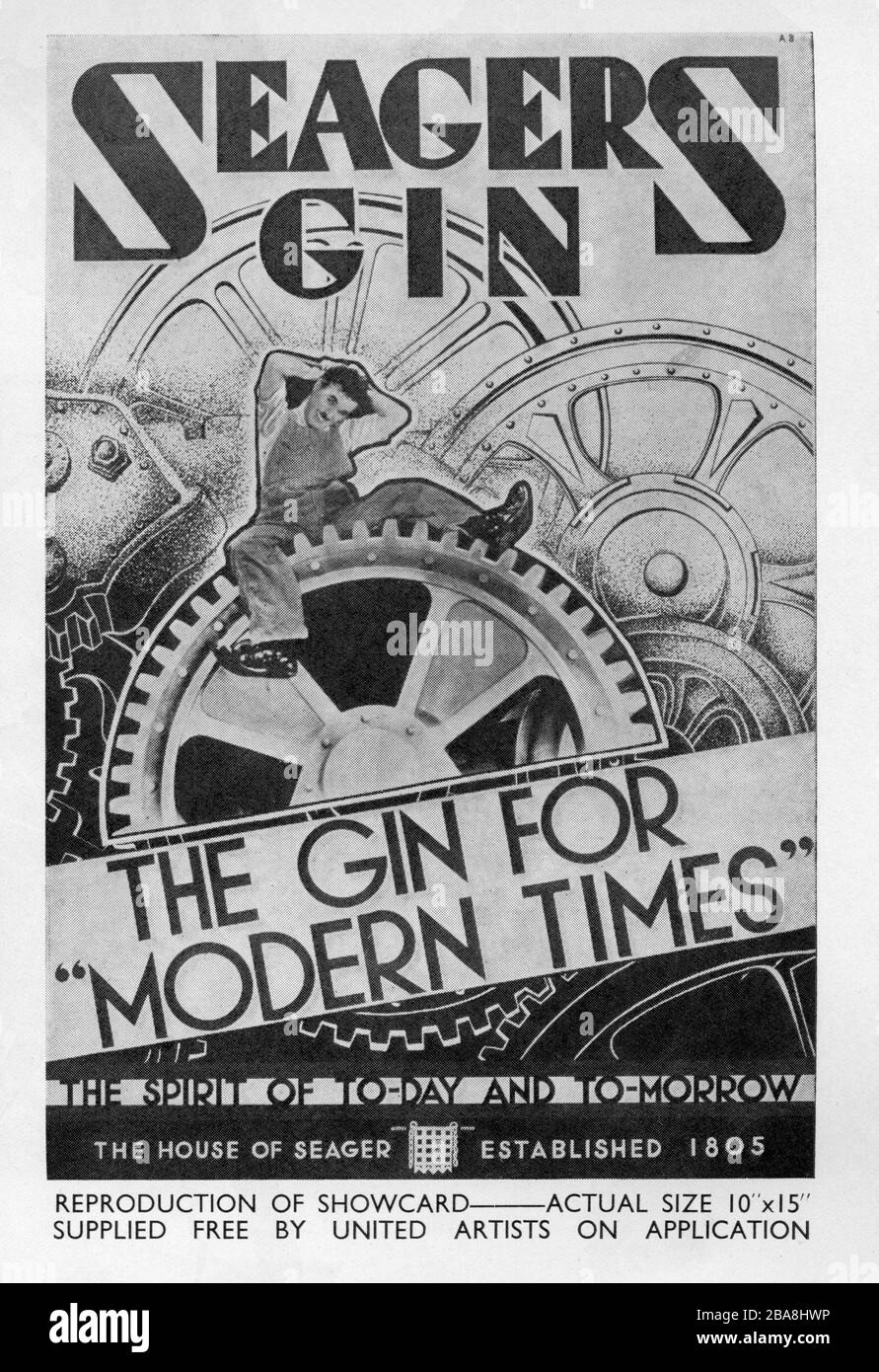 Charlie chaplin modern times poster hires stock photography and images