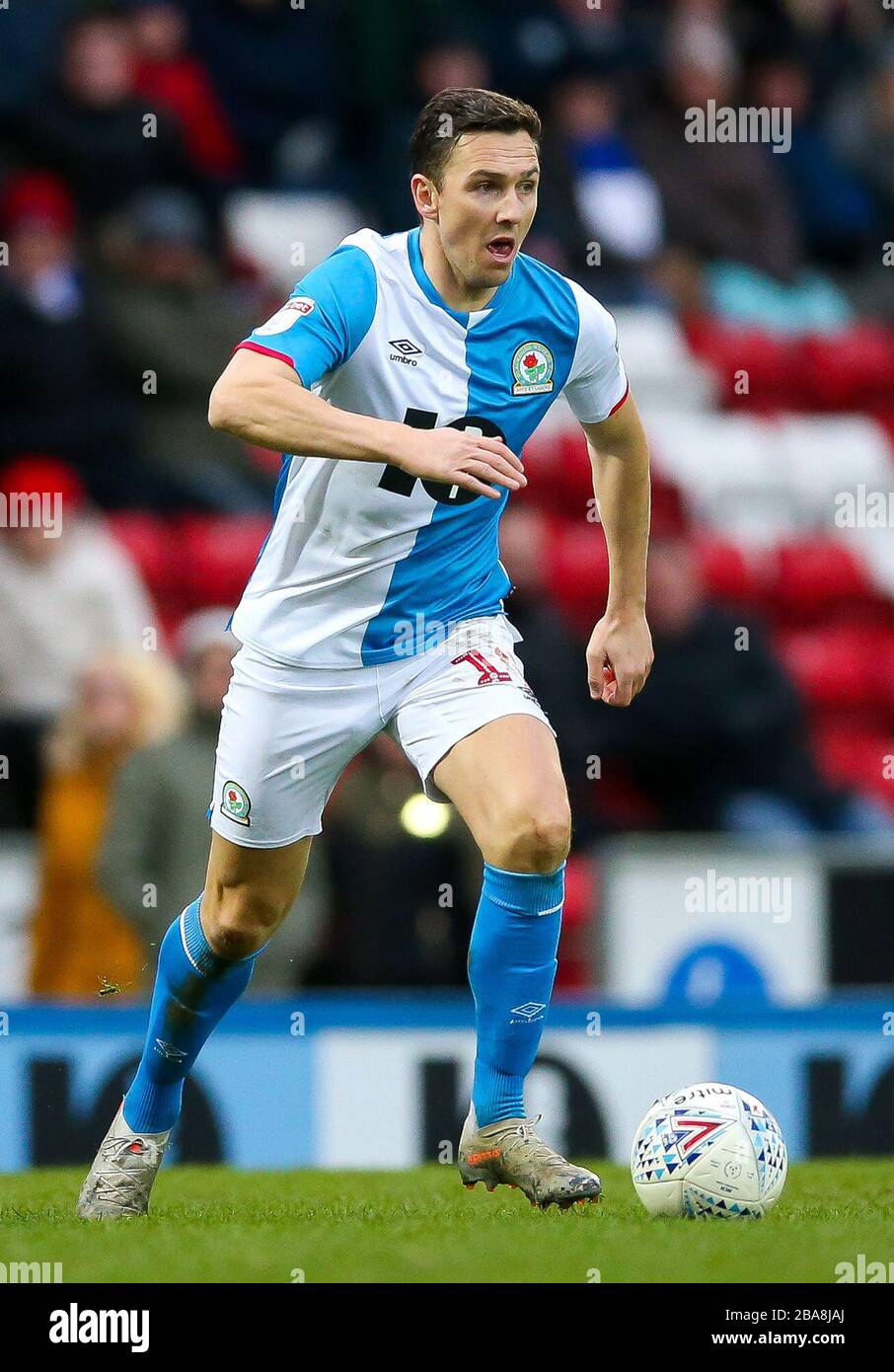 Blackburn Rovers' Stewart Downing during the Sky Bet Championship match at Ewood Park Stock Photo