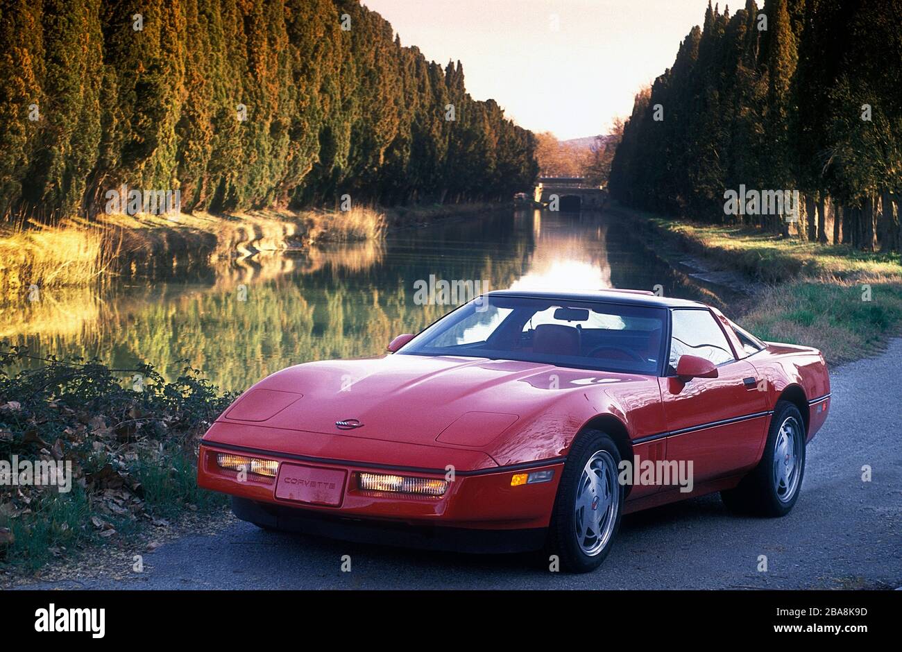 1990 CHevrolet Corvette ZR1 Stock Photo