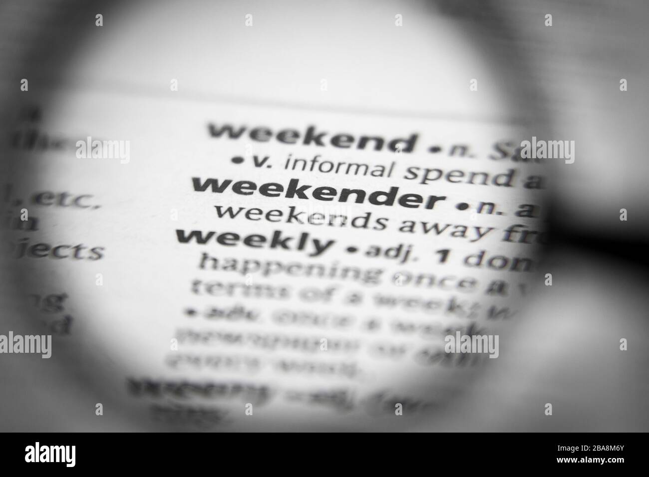 Weekender Rule Word or phrase weekender in a dictionary. Great photo for your needs ...