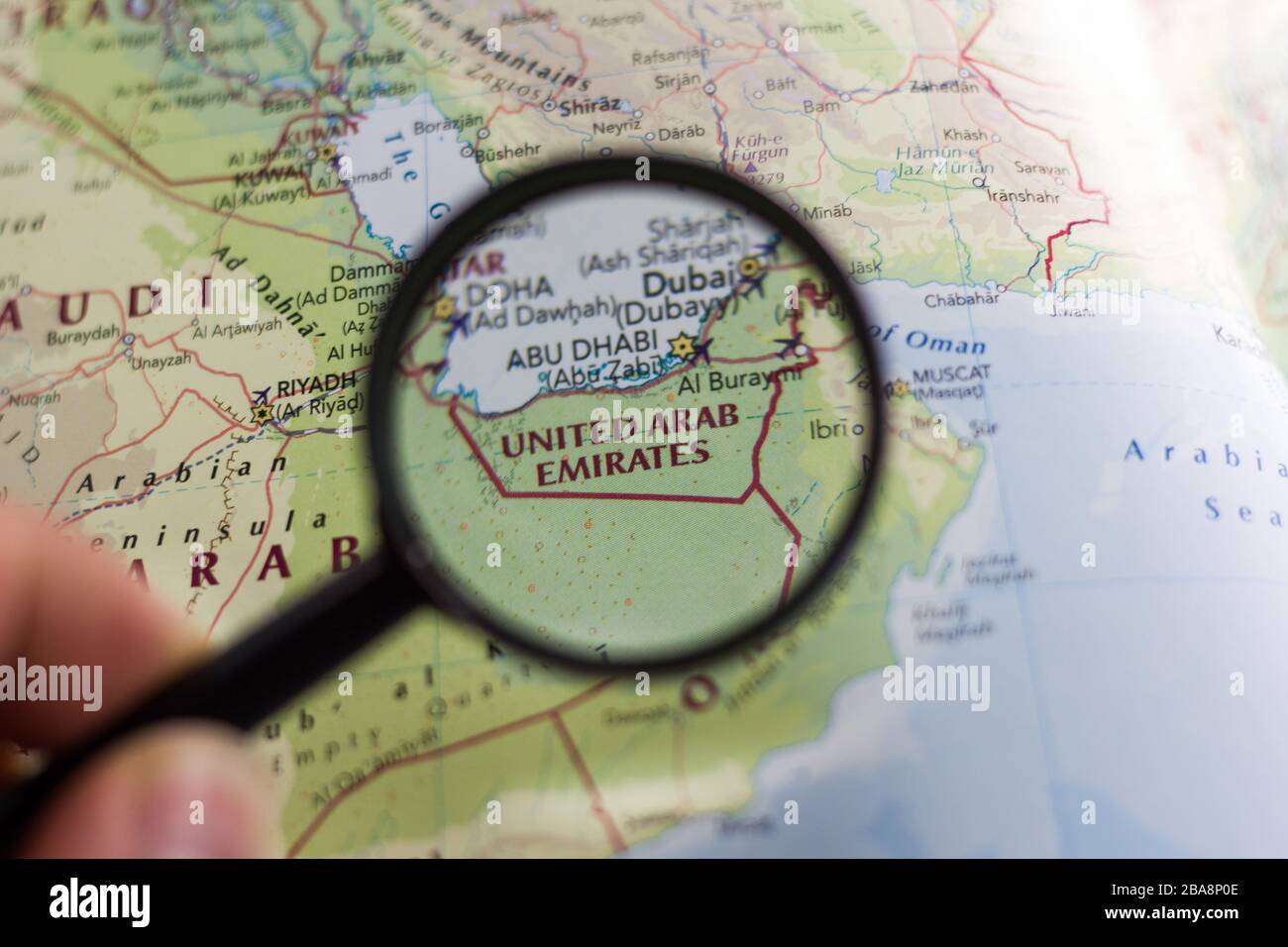 United Arab Emirates Or U Or Atlas.A Or Atlas.E Or Atlas. On The Map Of ...