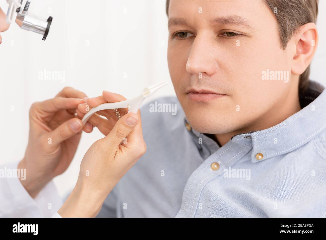 Nasal speculum hires stock photography and images Alamy