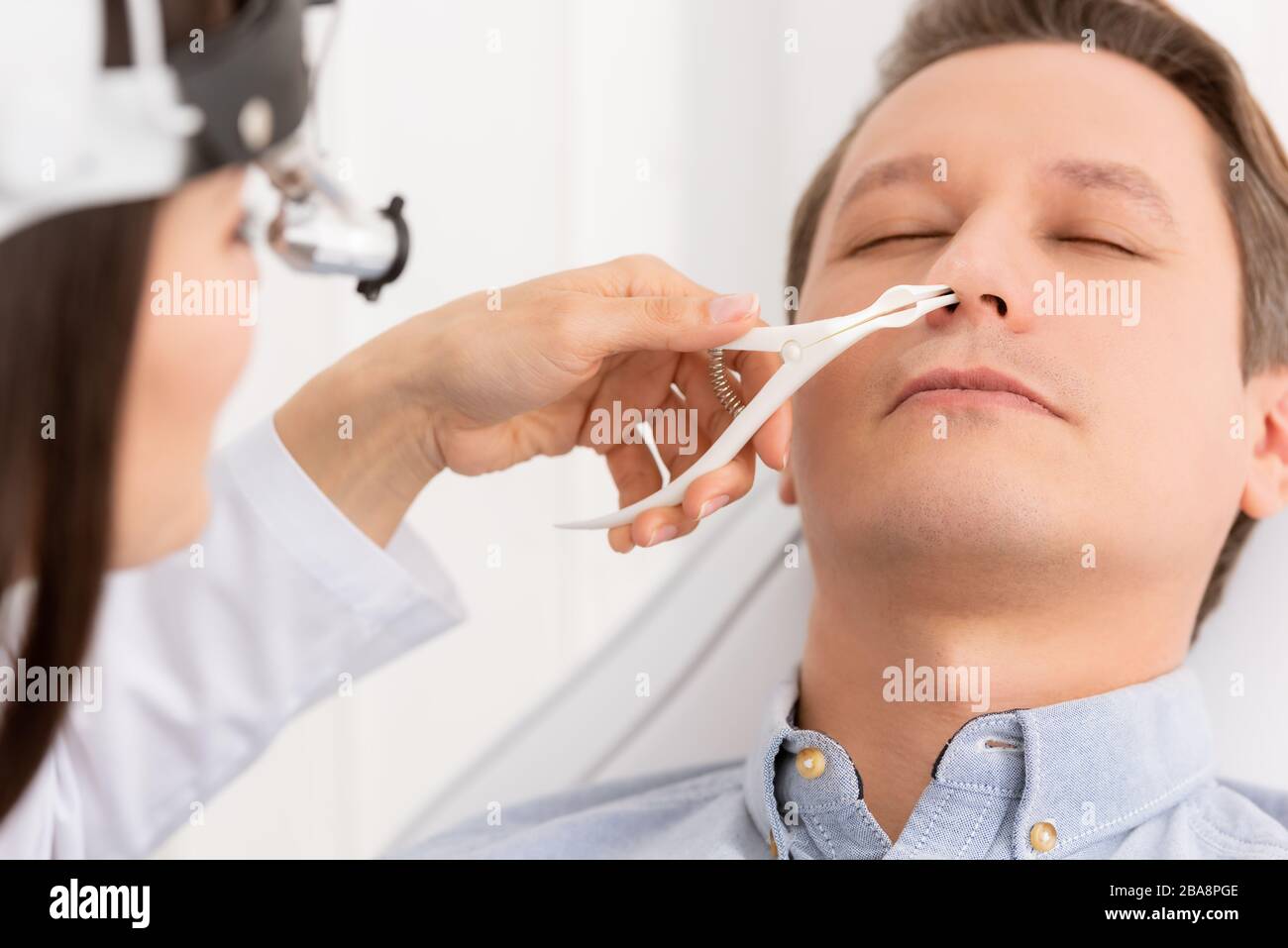 Nasal speculum hires stock photography and images Alamy